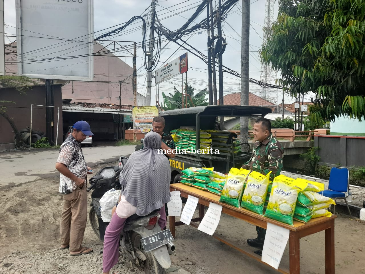 Jaga Stabilitas Harga Pangan, Kodim 0712 Tegal Rutin Gelar Gerakan Pangan Murah