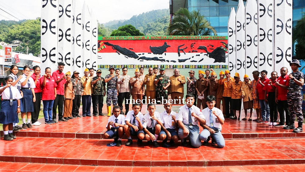 Kenang Sejarah Pepera, Kodim 1701/Jayapura dan Pemprov Papua Gelar Aksi Sosial di Tugu Pepera