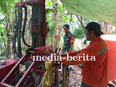 Program Unggulan TMMD Melibatkan Pembuatan Sumur Bor 