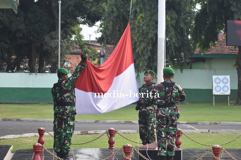 Kodim Tegal Gelar Upacara Bendera Rutin Setiap Hari Senin