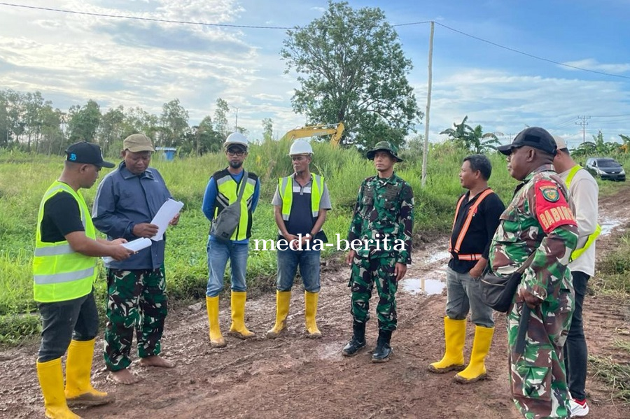 Dandim 1707/Merauke Tinjau Lahan CSR di Kampung Gurinda Jaya dan Yaba Maru