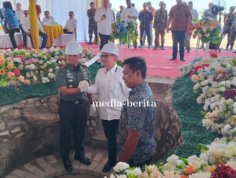 Dandim Hadiri Peletakan Batu Pertama Pembangunan Pabrik Gula PT. Wahana Gula Investama
