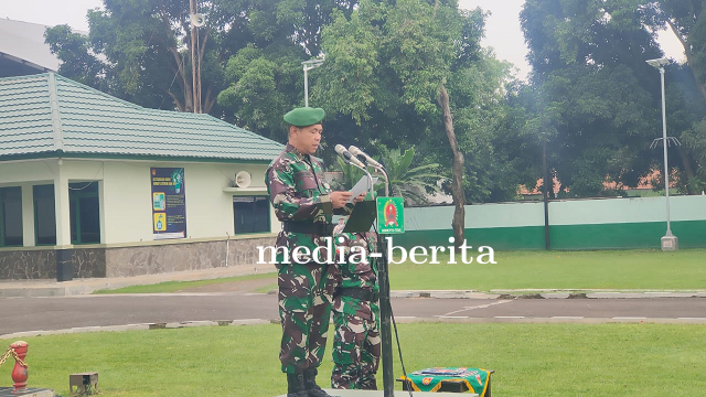 Pimpin Upacara Bendera, Kasdim 0712 Tegal Bacakan Amanat Kasad